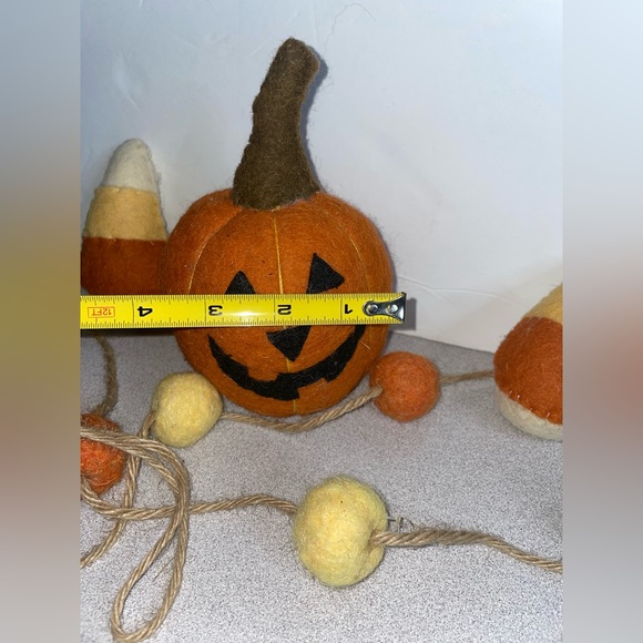Halloween pumpkins decorations plush string robe candy art wall holiday decor - Picture 4 of 8